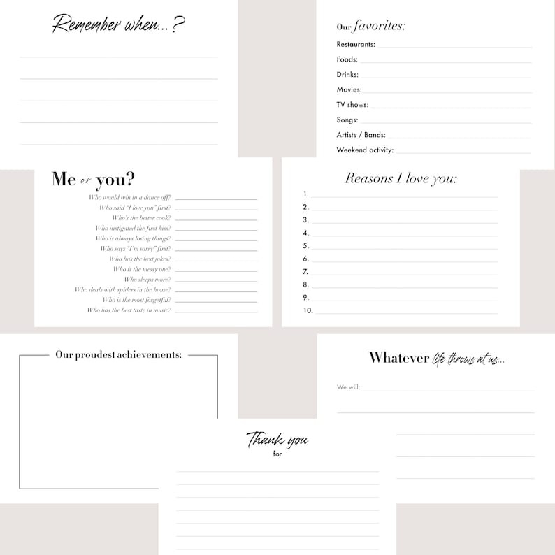 🎁Christmas Gift - 👩🏻‍❤️‍👨🏻Our Story Scrapbook