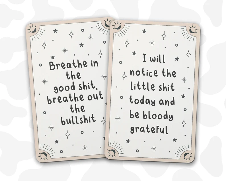 Funny Daily Affirmation Cards