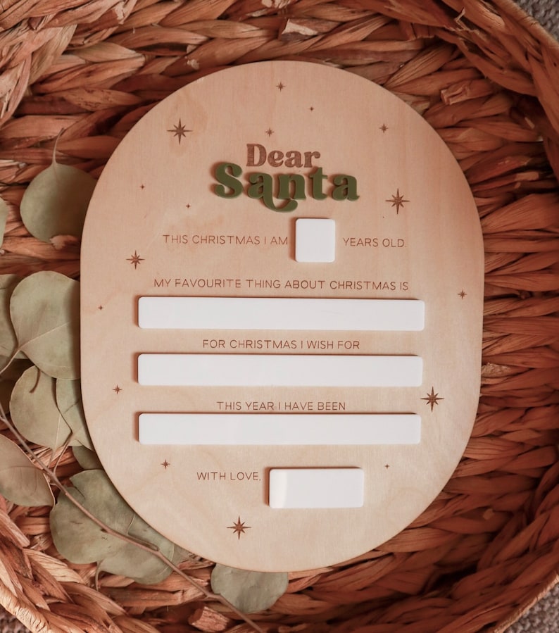 🎄🎉Dear Santa Sign