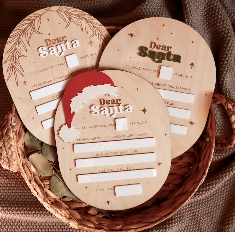 🎄🎉Dear Santa Sign