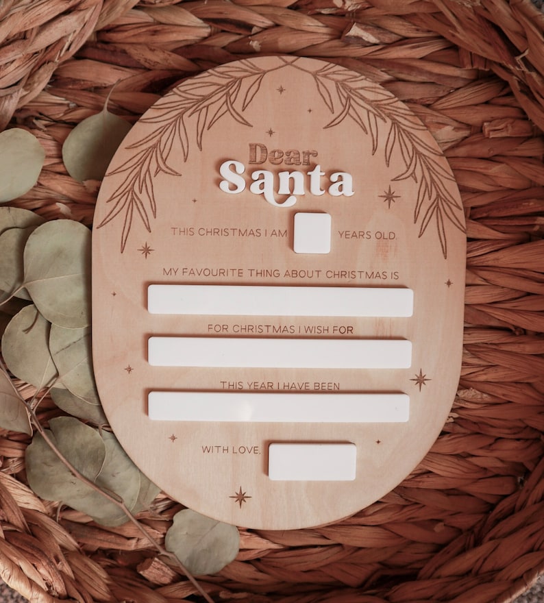 🎄🎉Dear Santa Sign