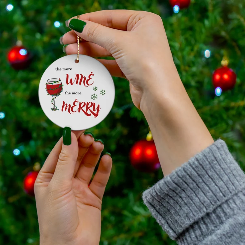 🍷Friendship Wine Ornament