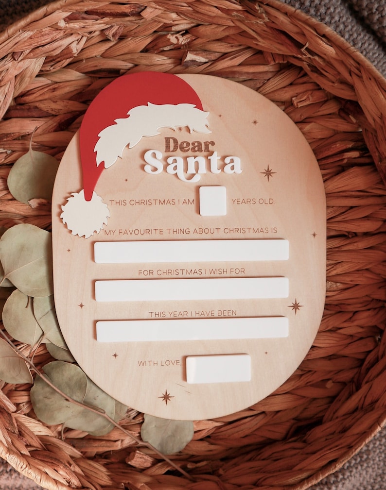 🎄🎉Dear Santa Sign