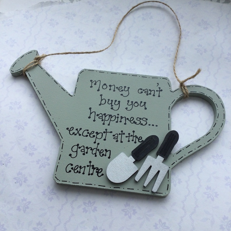 Gardening Quote Plaque