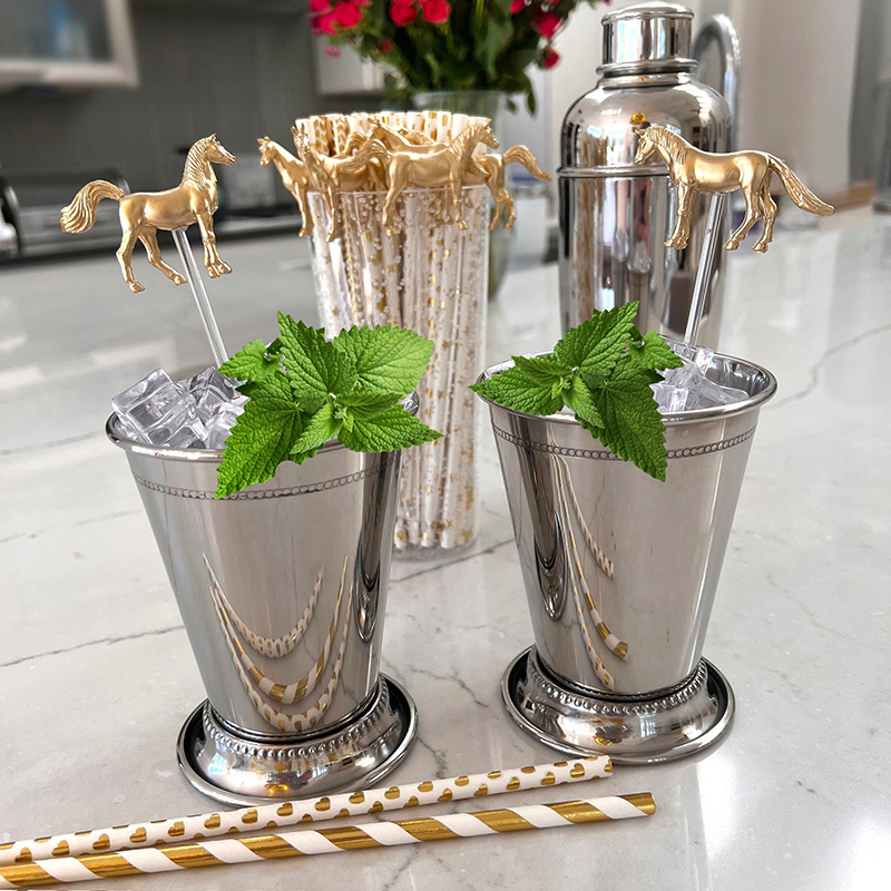 Kentucky Derby Horse Drink Stirrers - Set Of 6