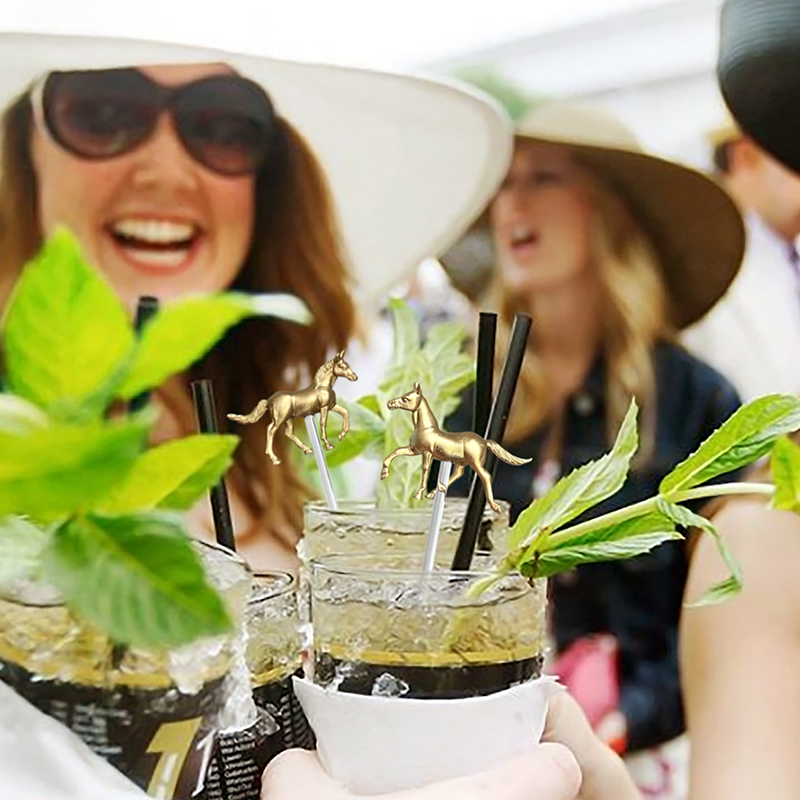 Kentucky Derby Horse Drink Stirrers - Set Of 6