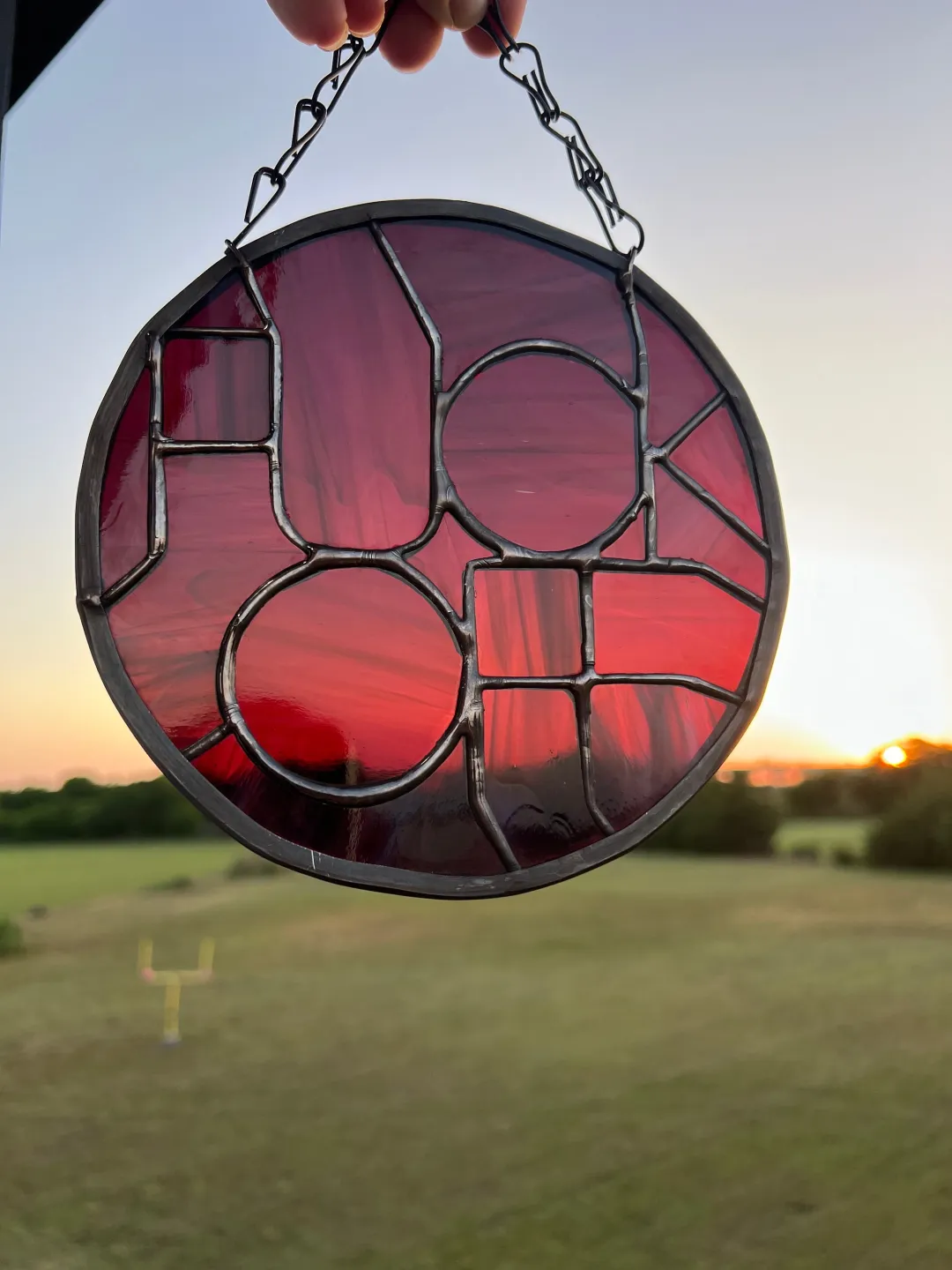 🤣Funny Saying F*CK OFF Stained Glass Hanging