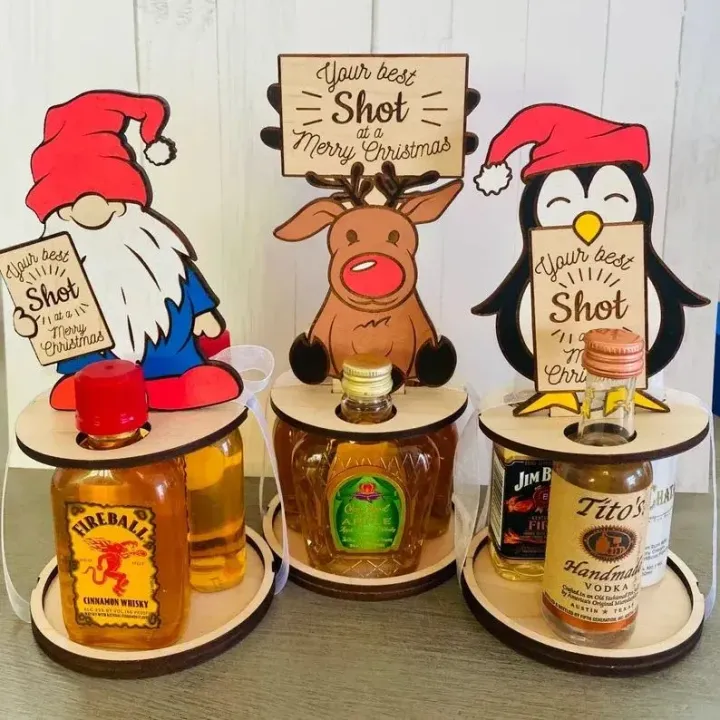 🎁Christmas Gift - 🥂Christmas Mini Wine Bottle Holder