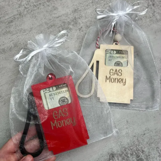 🎁💴Personalized 'Gas Money' Gift Card Holder