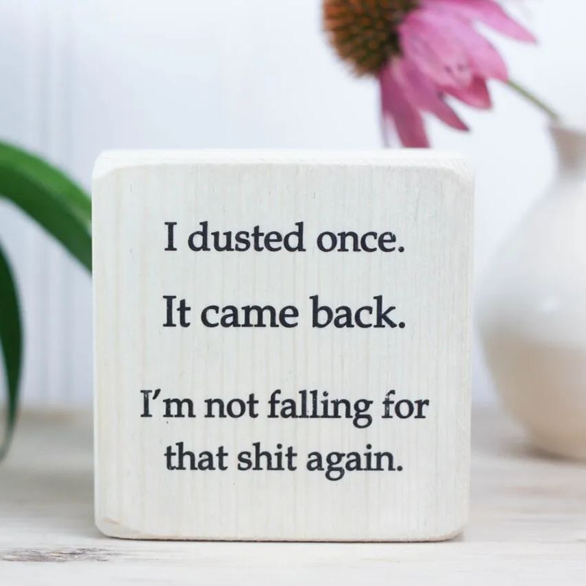 Funny Little Ironic Wooden Signs