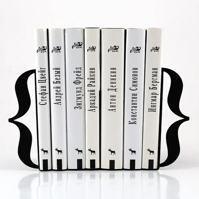Metal bookends-functional decor for modern home