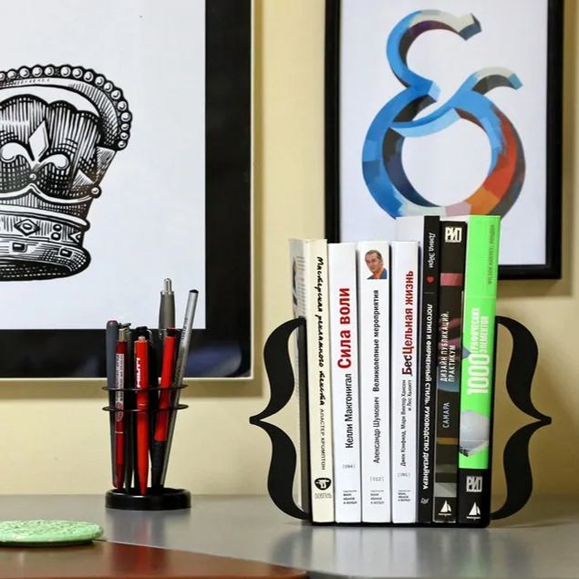 ✨📕Metal bookends-functional decor for modern home📕✨