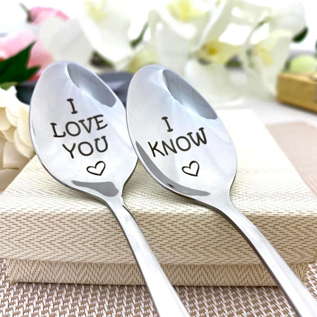 💕Couple's Forks & Spoon Gift🎁