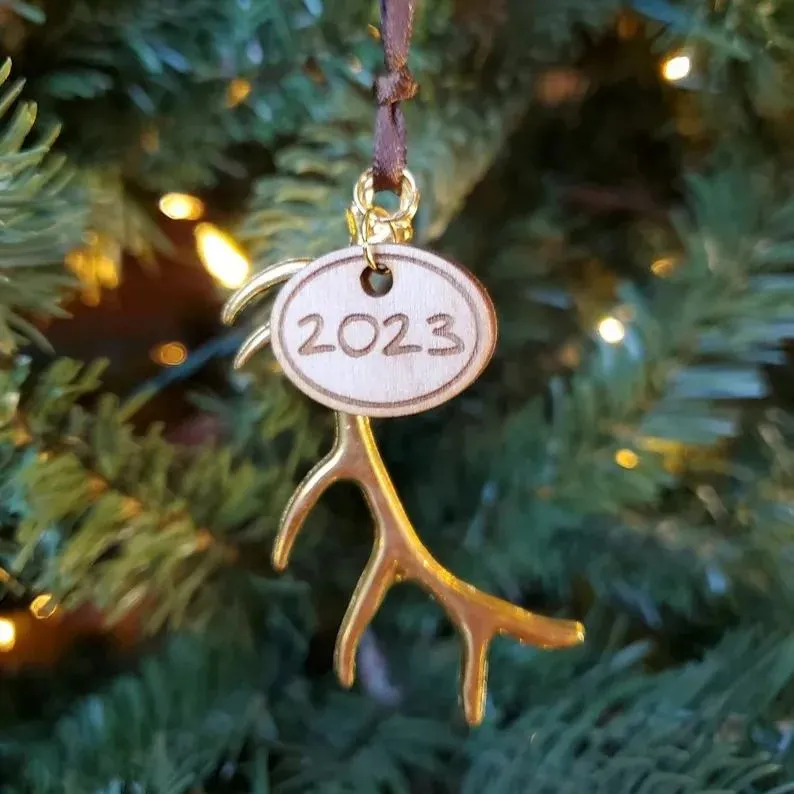 🏹Vintage Deer Hunt Ornament✨