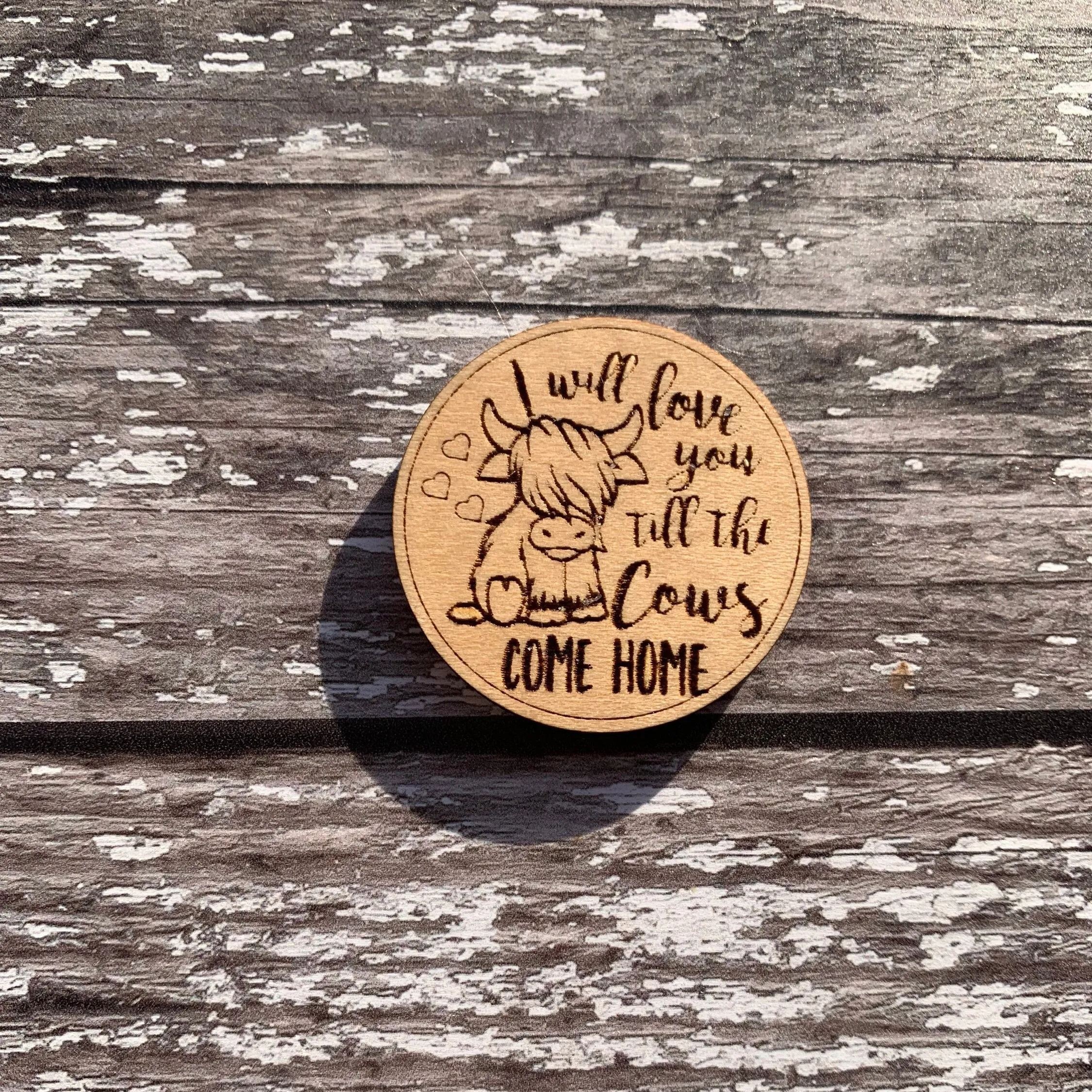 Wooden Pocket Hug Token