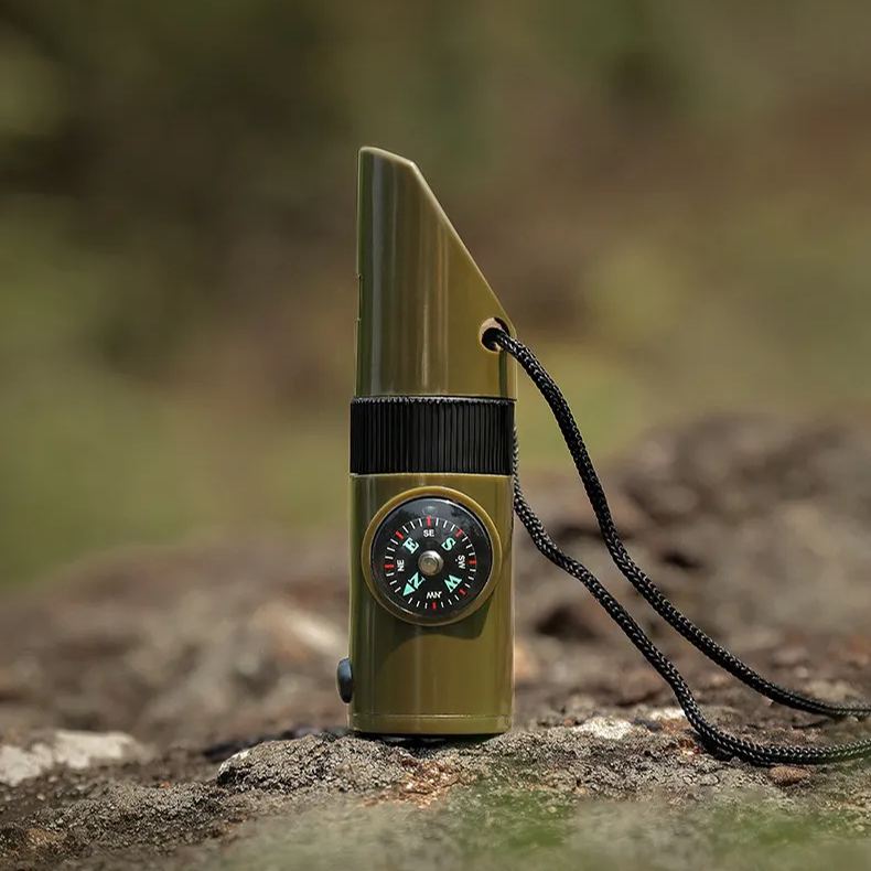 Outdoor 7 in 1 Multi-Functional Whistle