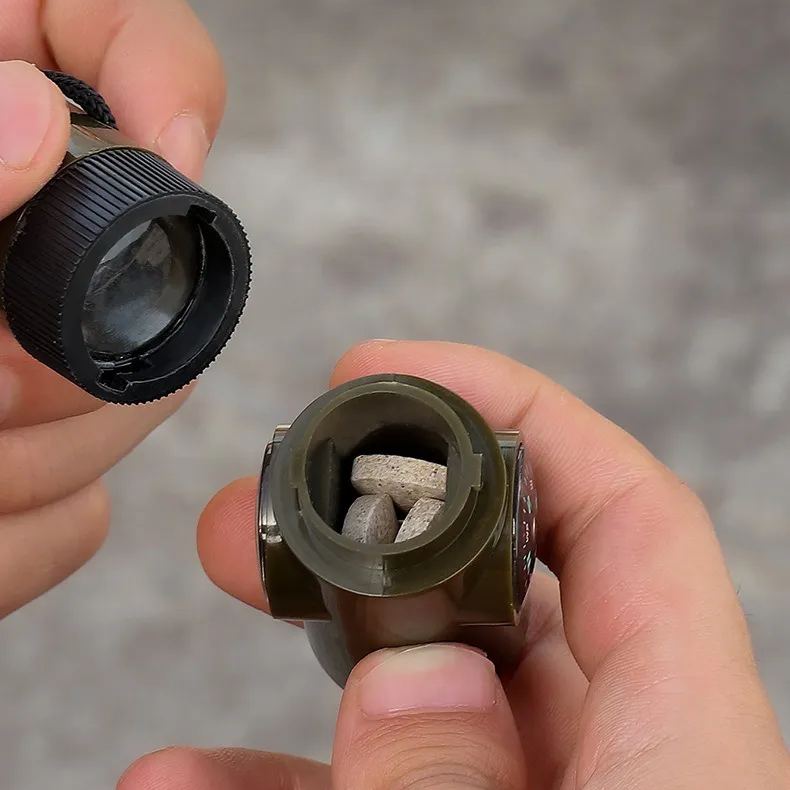 Outdoor 7 in 1 Multi-Functional Whistle
