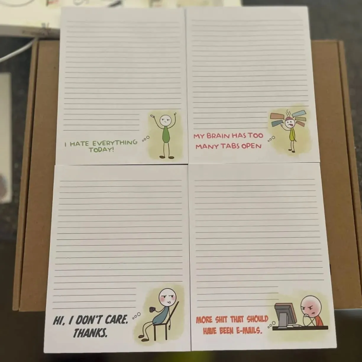 🤣Sarcastic Office Notepads