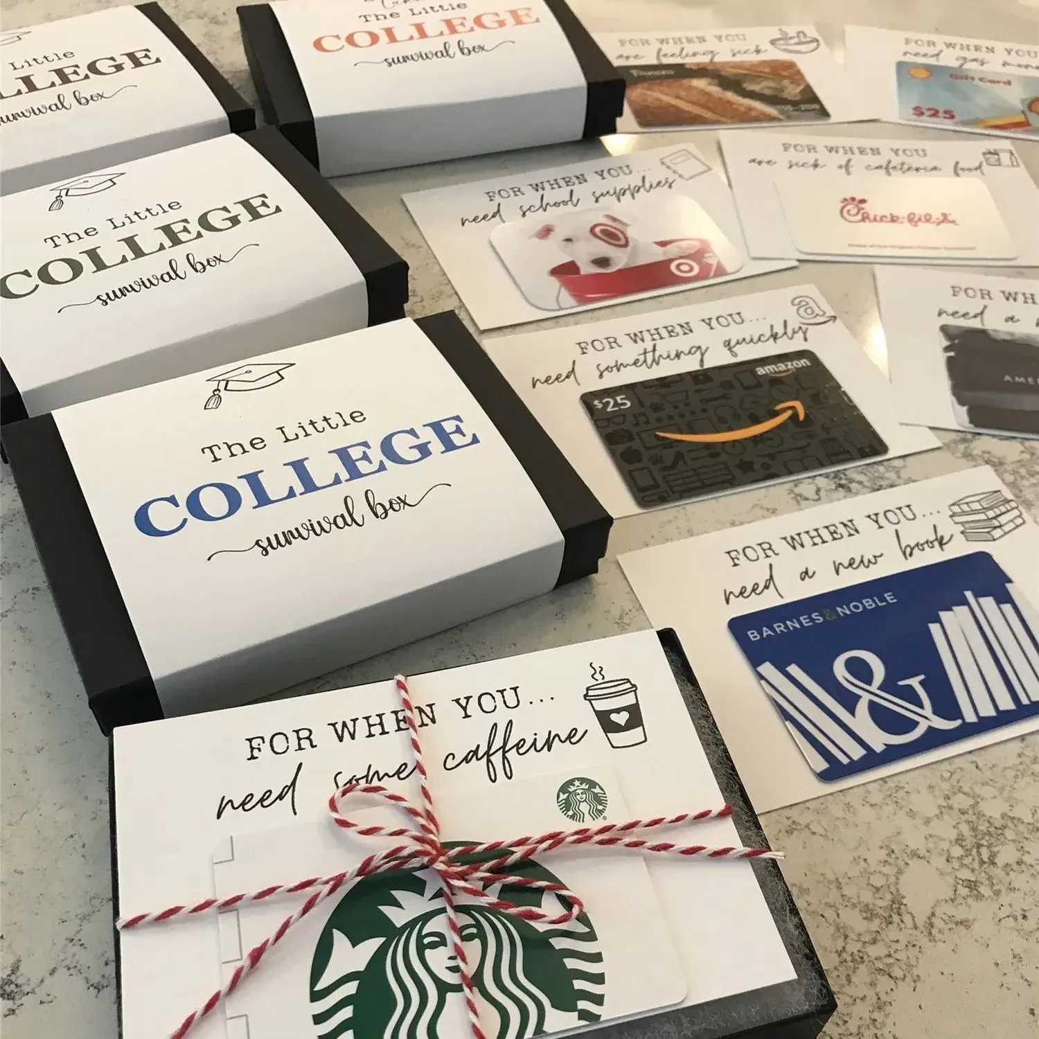 🎁College Gift Card Care Package