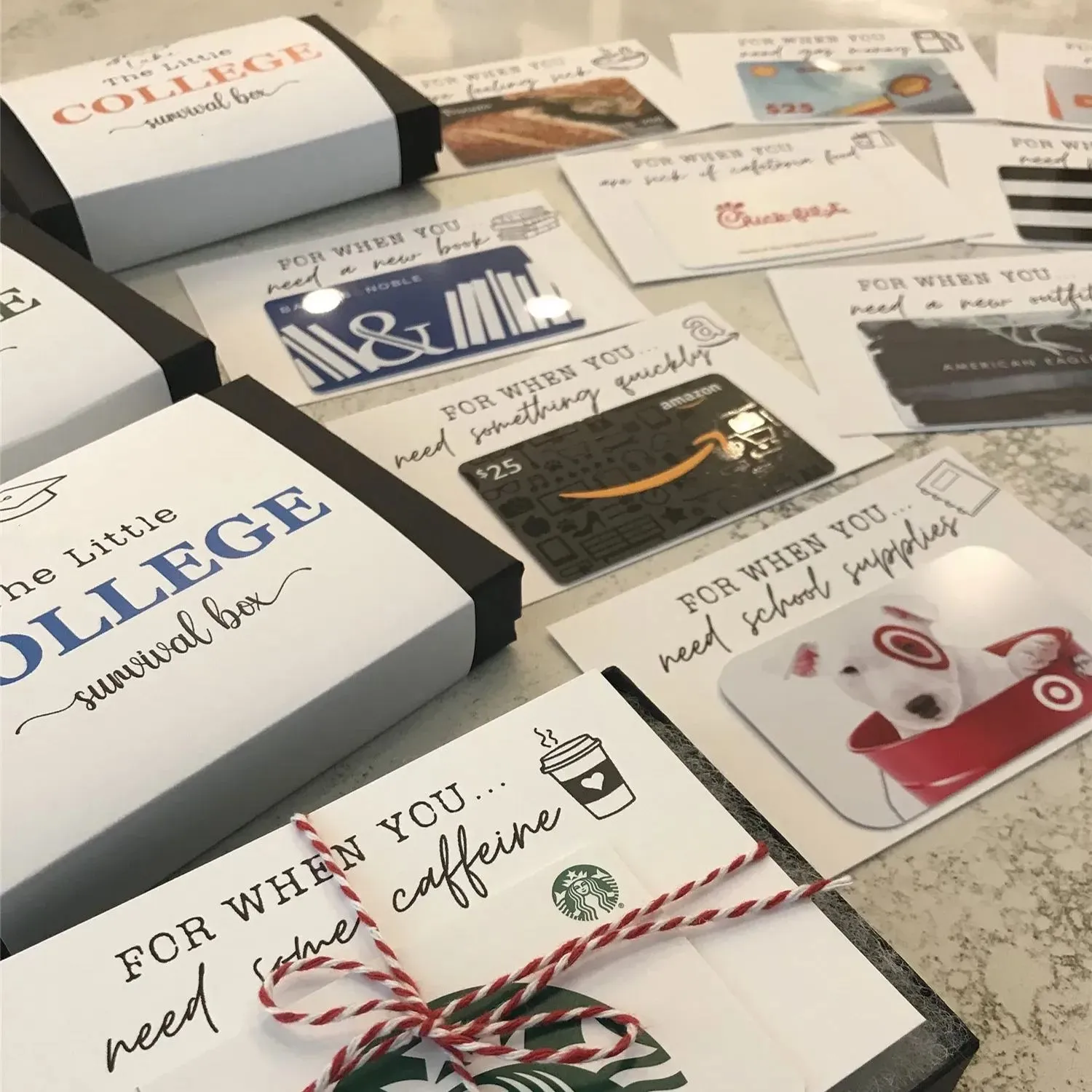 🎁College Gift Card Care Package