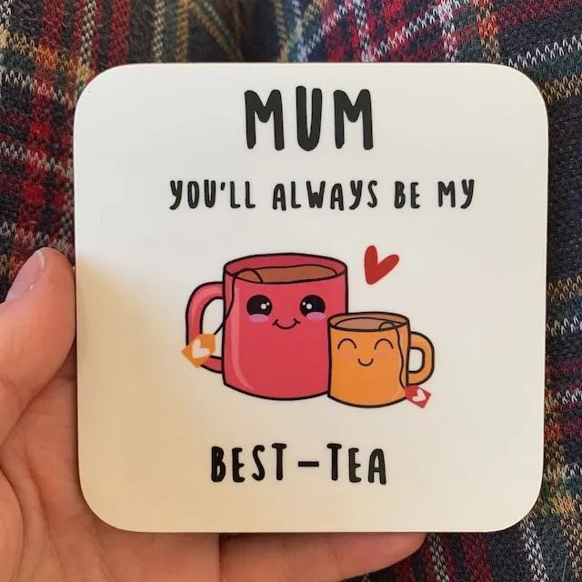 🎁Mum Best-Tea Mug And Coaster Set