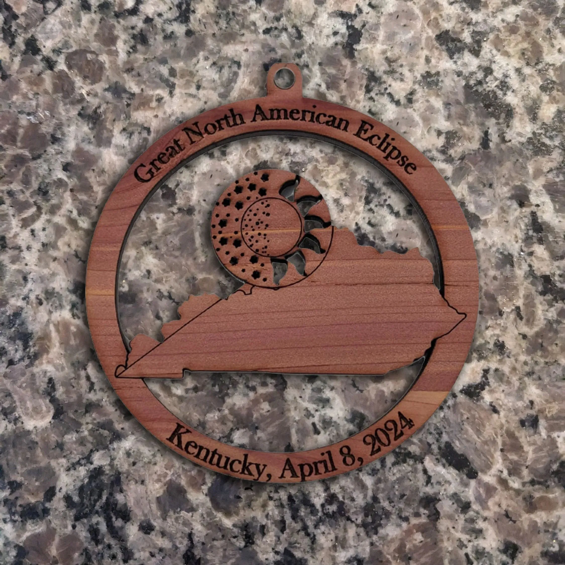 2024 Solar Eclipse Refrigerator Magnet