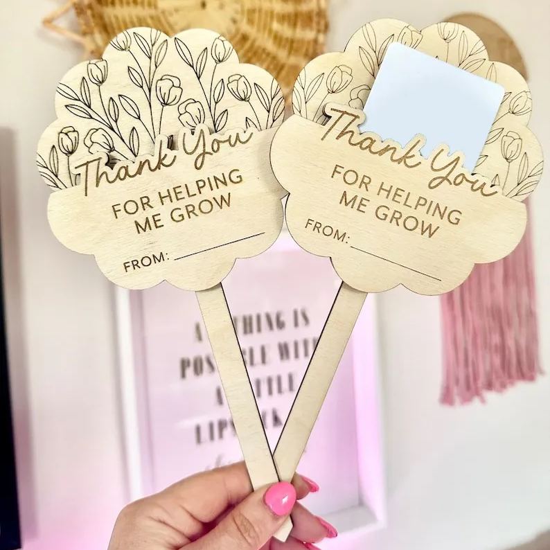 Mother's Day Gift - Gift Card Holder Plant Sign