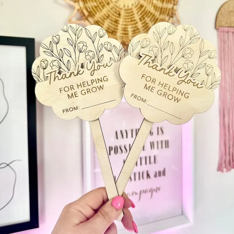 Mother's Day Gift - Gift Card Holder Plant Sign