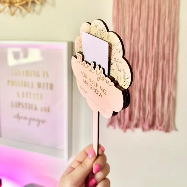 Mother's Day Gift - Gift Card Holder Plant Sign