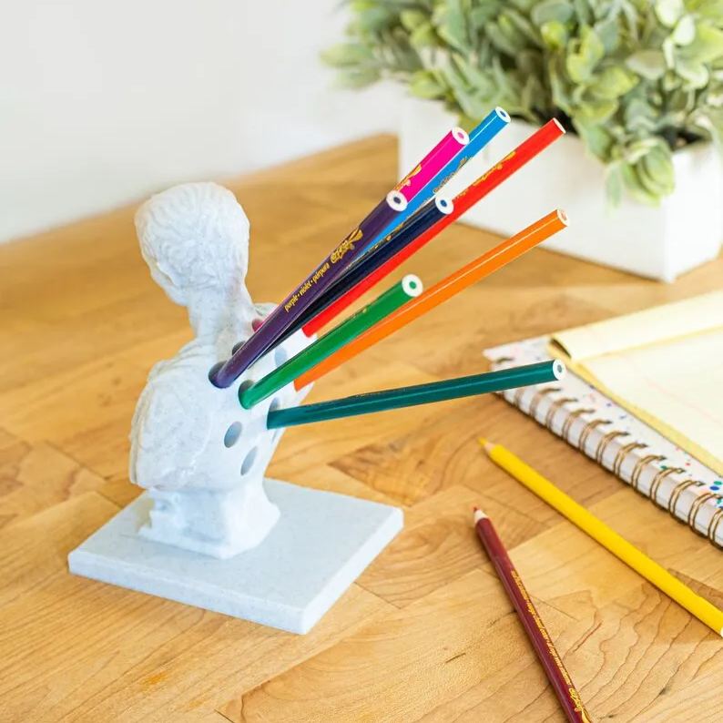Julius Caesar Office Desk Pen Holder