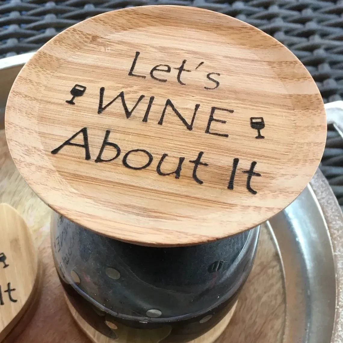 🍷Appetizer Glass Toppers