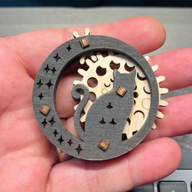 Lunar Kitty Fidget Toy