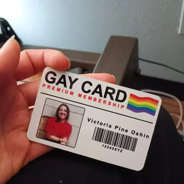 Personalised GAY CARD - Funny Gift