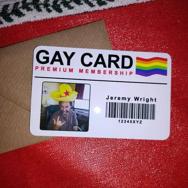 Personalised GAY CARD - Funny Gift