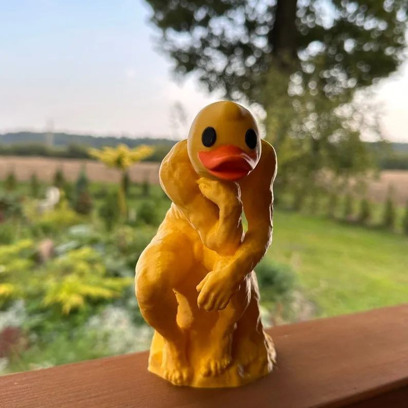 ✨New Funny Thinker Middle Finger Duck🖕🎁