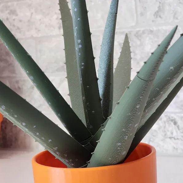 3D Printed Aloe Vera Pen Plant