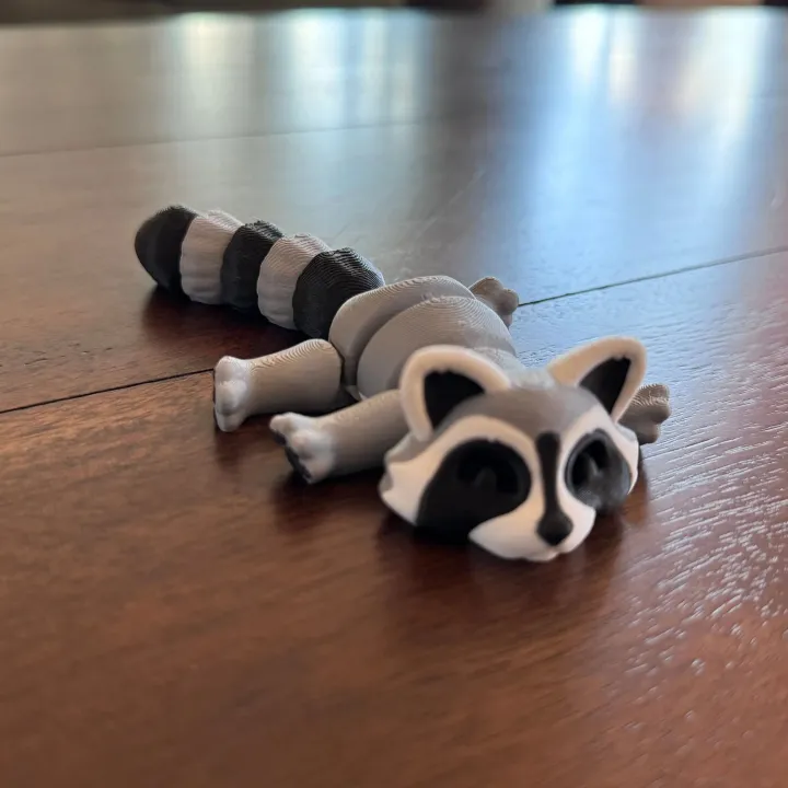 💖Adopt Your Own Mischievous 3D Printed Raccoon🦝