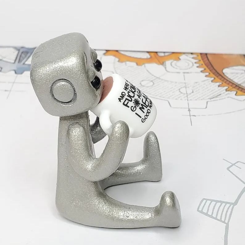 Good F'ing Morning! Robot Figurine