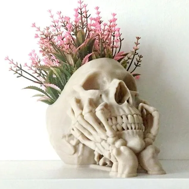 😈💀Skull Horror Planter