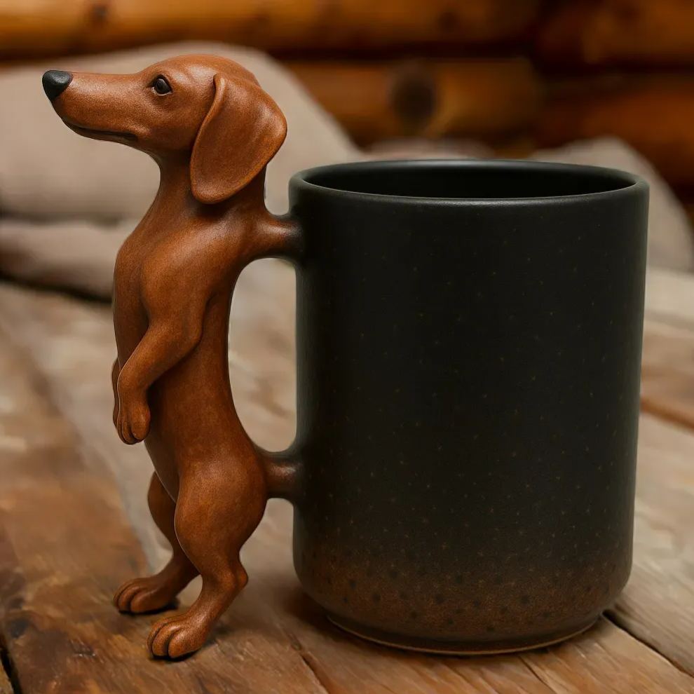 Handmade Dachshund Mug