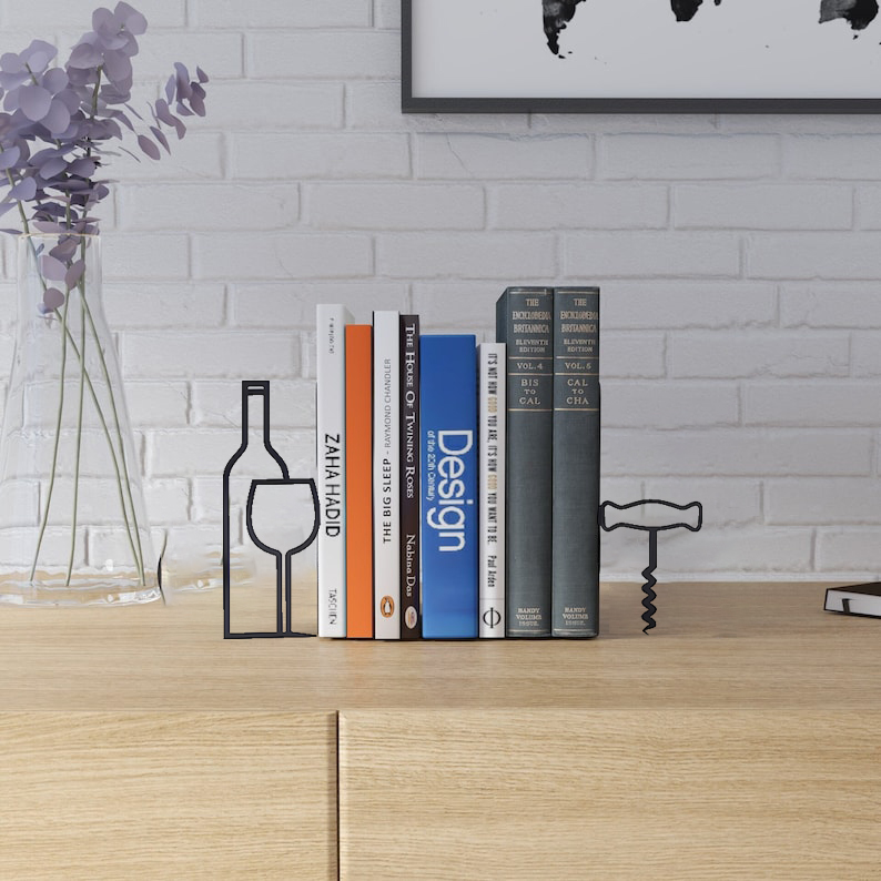 ✨📕Metal bookends-functional decor for modern home📕✨