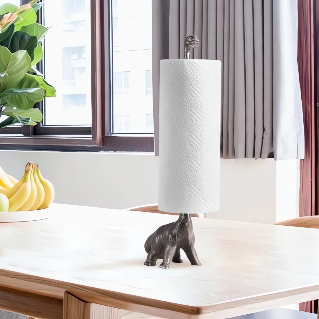Iron Dinosaur Paper Towel Holder
