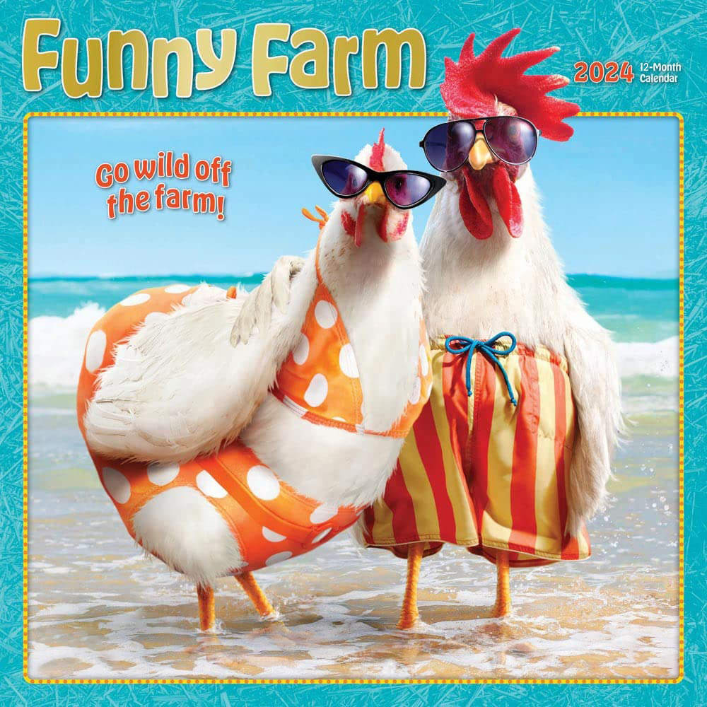 🔥HOT SALE🔥2024 Funny Farm Wall Calendar😂