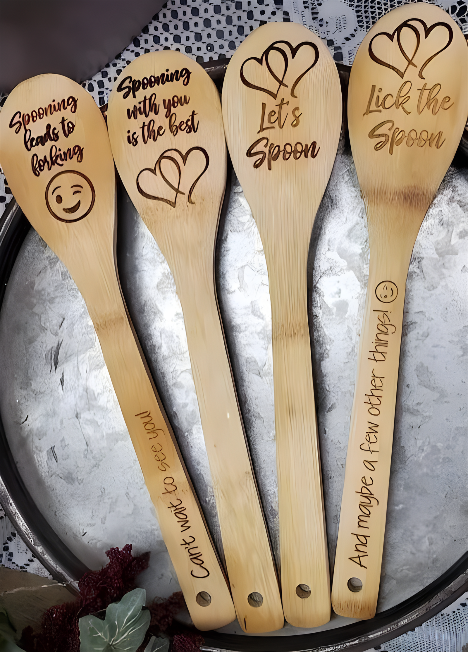 🎁Valentine's Day Gift - 🥄Engraved Wooden Spoon