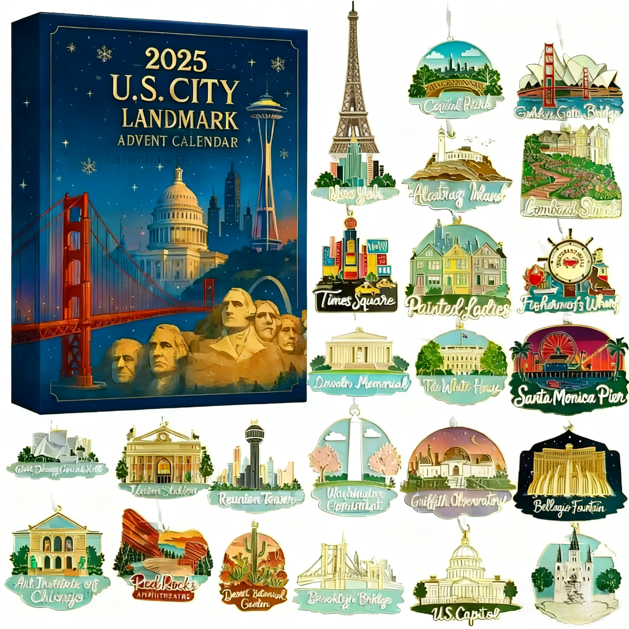 US City Landmark Advent Calendar 2025