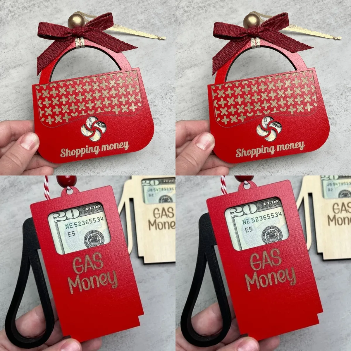 🎁💴Personalized 'Gas Money' Gift Card Holder