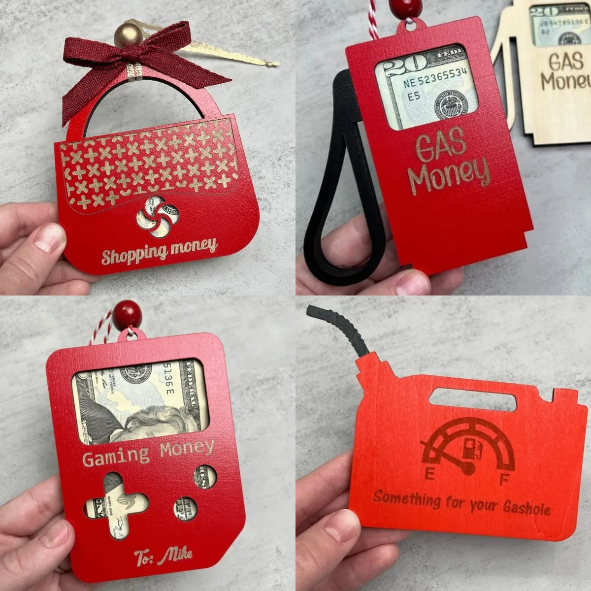 🎁💴Personalized 'Gas Money' Gift Card Holder
