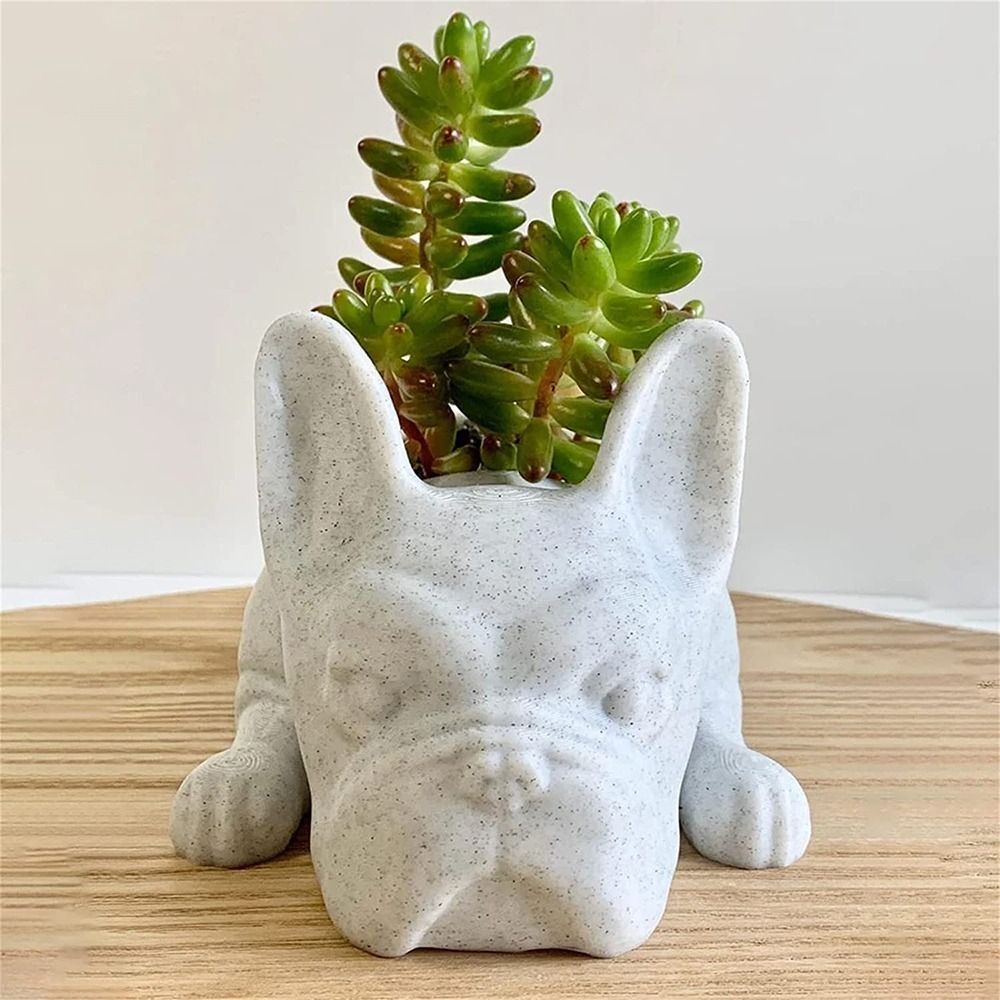 🌵French Bulldog Succulent Flower Pot