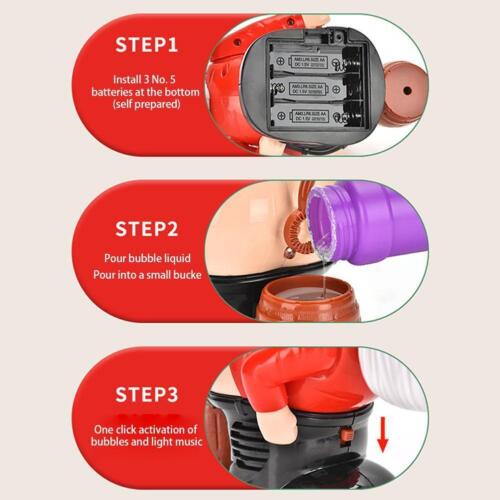 Hristmas Bubble Toy 18 * 16 * 10cm/7 * 6.3 * 3.4inches H0G5 - Picture 12 of 13