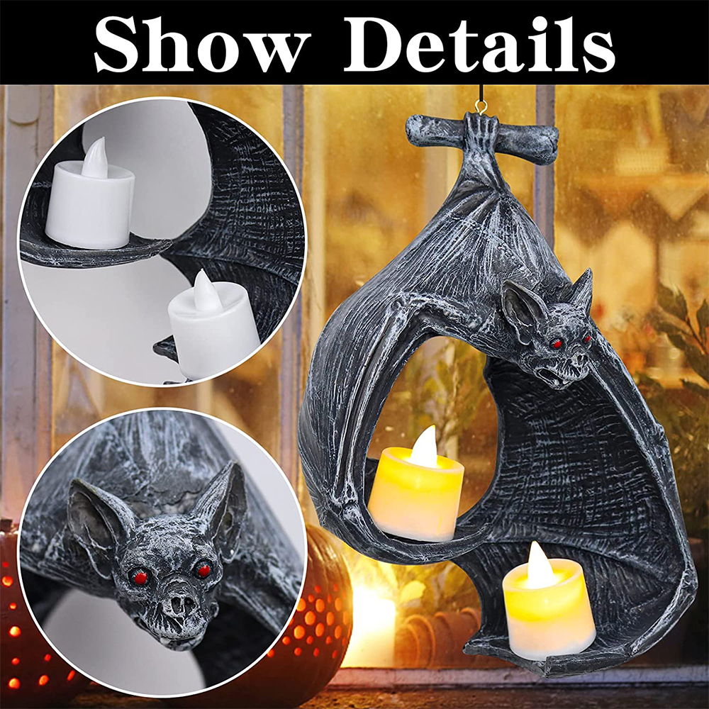 Bat Tealight Holder Decor